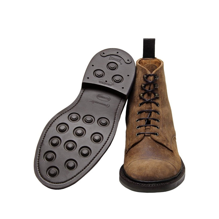 Aubin Snuff Waxy Suede Sanders Craig Cap Derby Boot | Footwear
