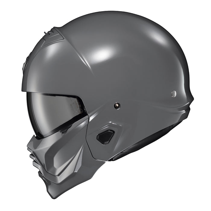 Scorpion EXO Covert 2 Solid: The new Covert 2 Model is a 2-piece open-face helmet that includes a removable mask for style
