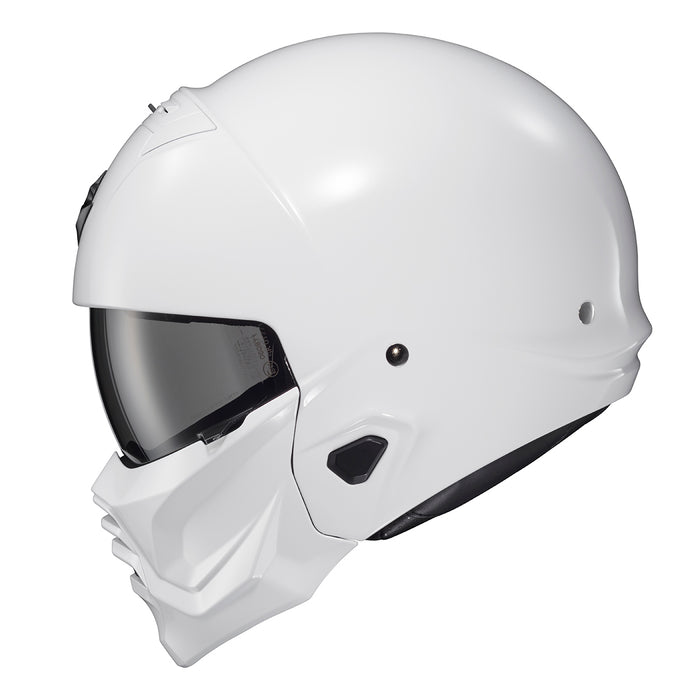 Scorpion EXO Covert 2 Solid: The new Covert 2 Model is a 2-piece open-face helmet that includes a removable mask for style