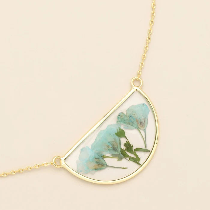 Scout Pressed Flower Necklace