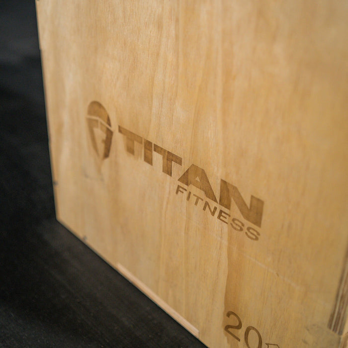 SCRATCH AND DENT - 3-in-1 Wooden Plyometric Box – 16-in. 20-in. 24-in. - FINAL SALE