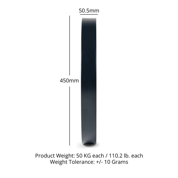 50 KG Single Calibrated Steel Plate