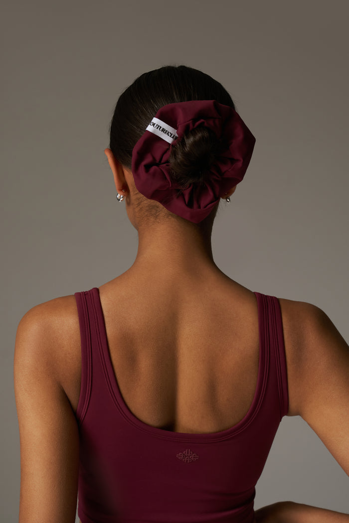SCULPT SCRUNCHIE - BURGUNDY