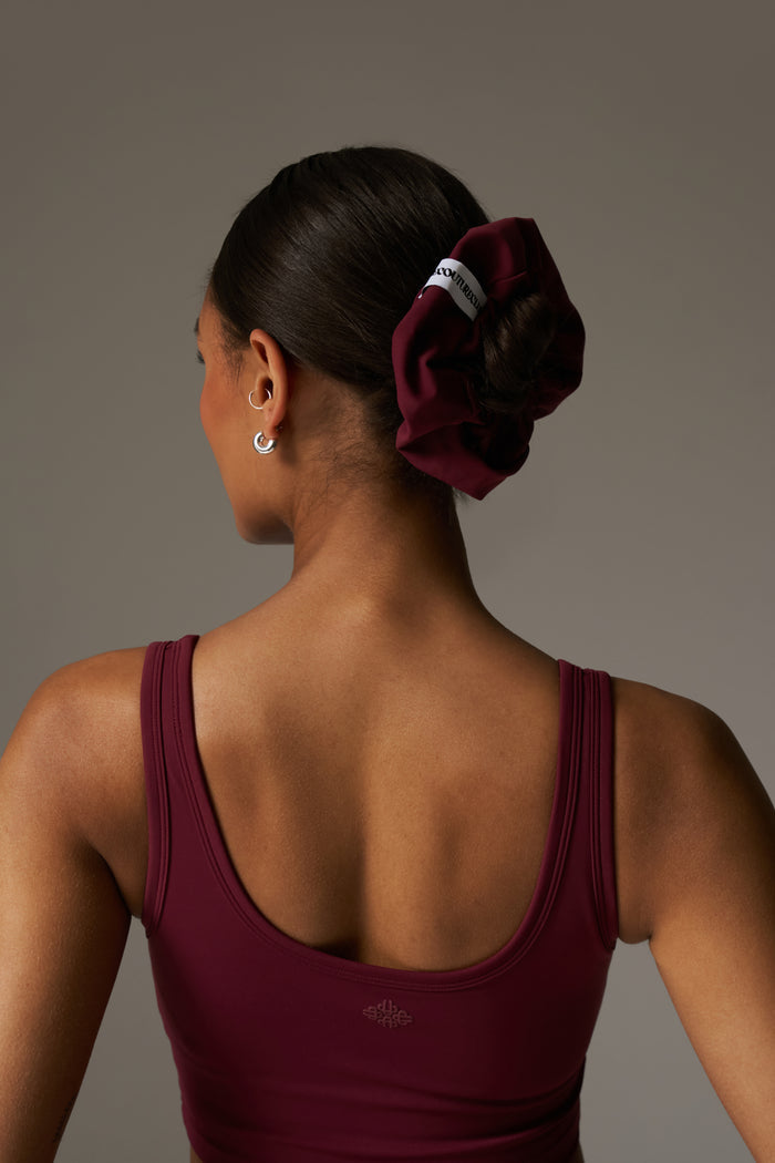 SCULPT SCRUNCHIE - BURGUNDY