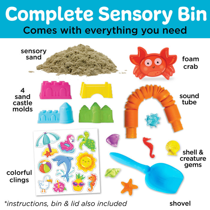 Sensory Bin Beach Activity Bin for Kids - Wee Bee Baby Boutique