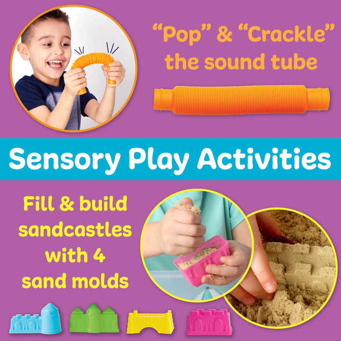 Sensory Bin Beach Activity Bin for Kids - Wee Bee Baby Boutique