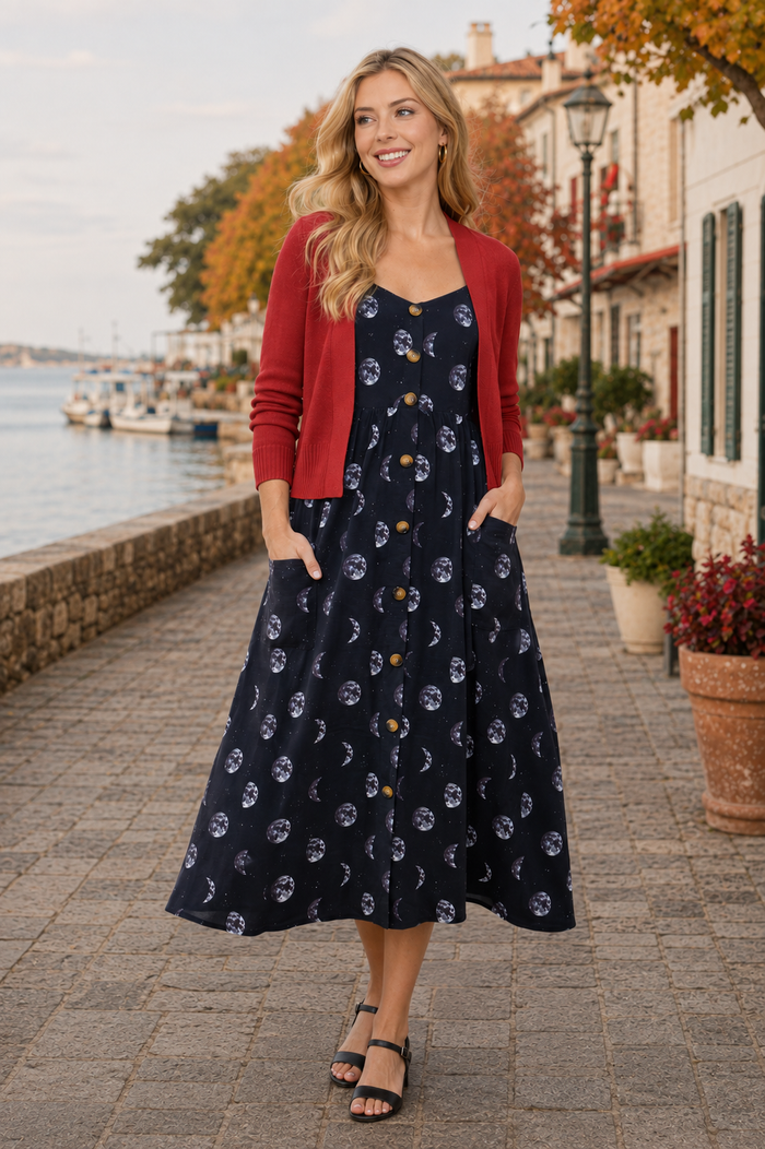 Short Cardi in Red