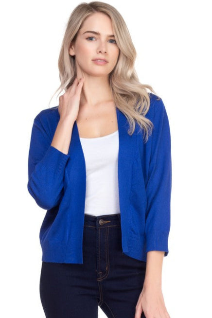 Short Cardi in Royal Blue