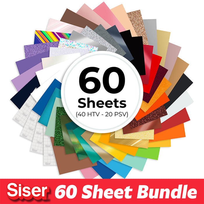 Siser 60 Sheet Bundle