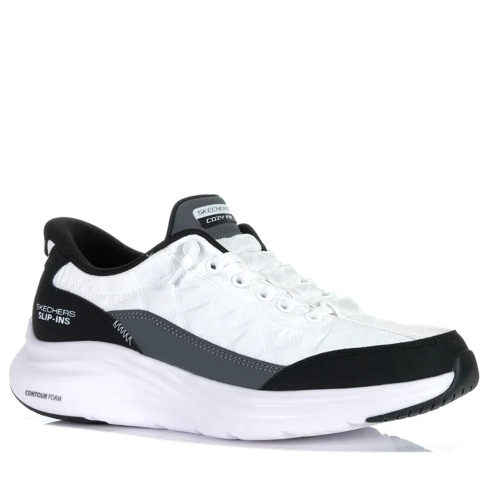 SKECHERS 150404 VAPOUR FOAM COZY FIT WHITE/BLACK