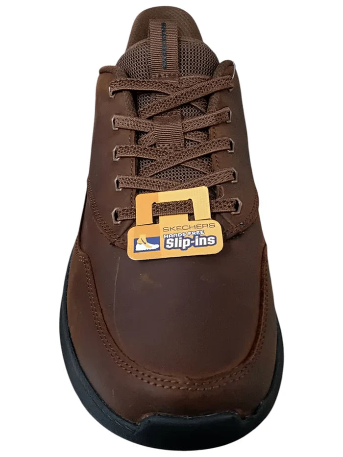 SKECHERS POLLARD 205338 DARK BROWN