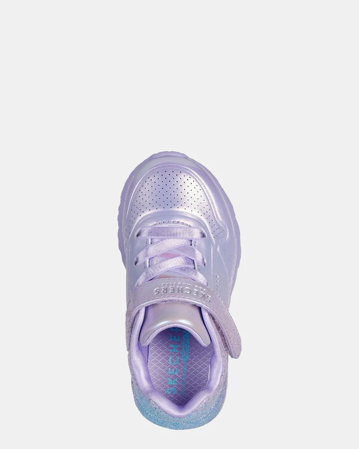 SKECHERS UNO LITE 310394N METALLIC SPARKLE LAVENDER