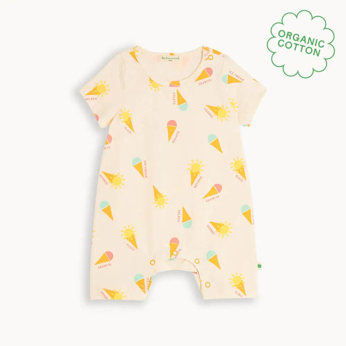 Skiff - Gelato Jersey Baby & Toddler Shorty Playsuit - Wee Bee Baby Boutique