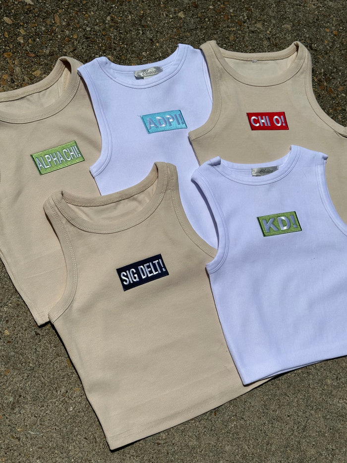 Sorority Daily Ribbed Tanks
