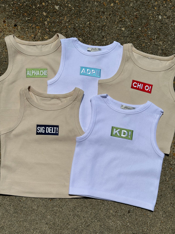 Sorority Daily Ribbed Tanks