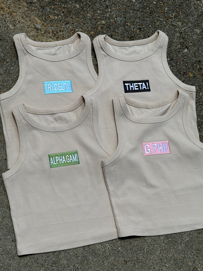 Sorority Daily Ribbed Tanks