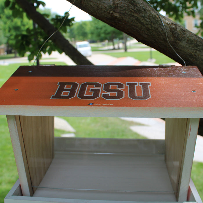 Spirit BGSU Bailey Wooden Bird Feeder