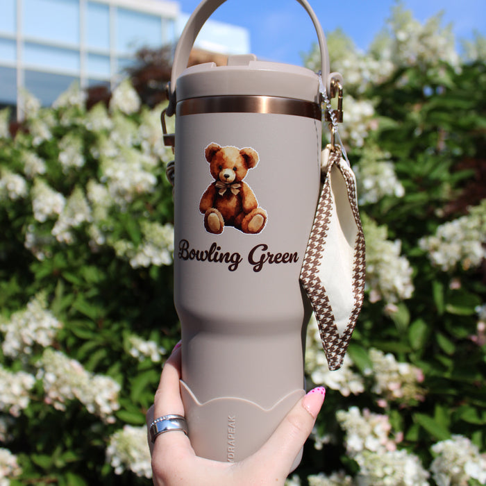 Spirit Bowling Green Bear Latte Hydrapeak 32oz W/Scarf