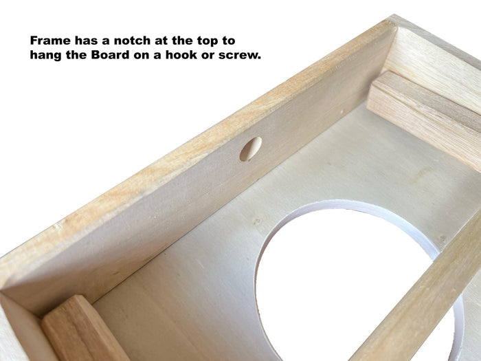 Spirit Peekaboo Wall Art Cornhole Game