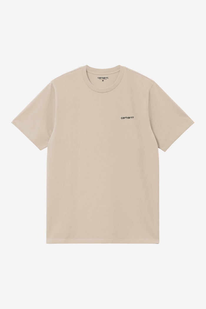 S/S Script Embroidery T-Shirt