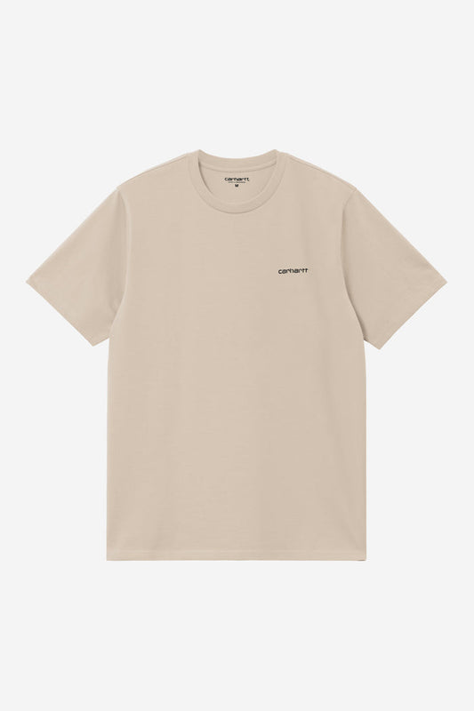 S/S Script Embroidery T-Shirt