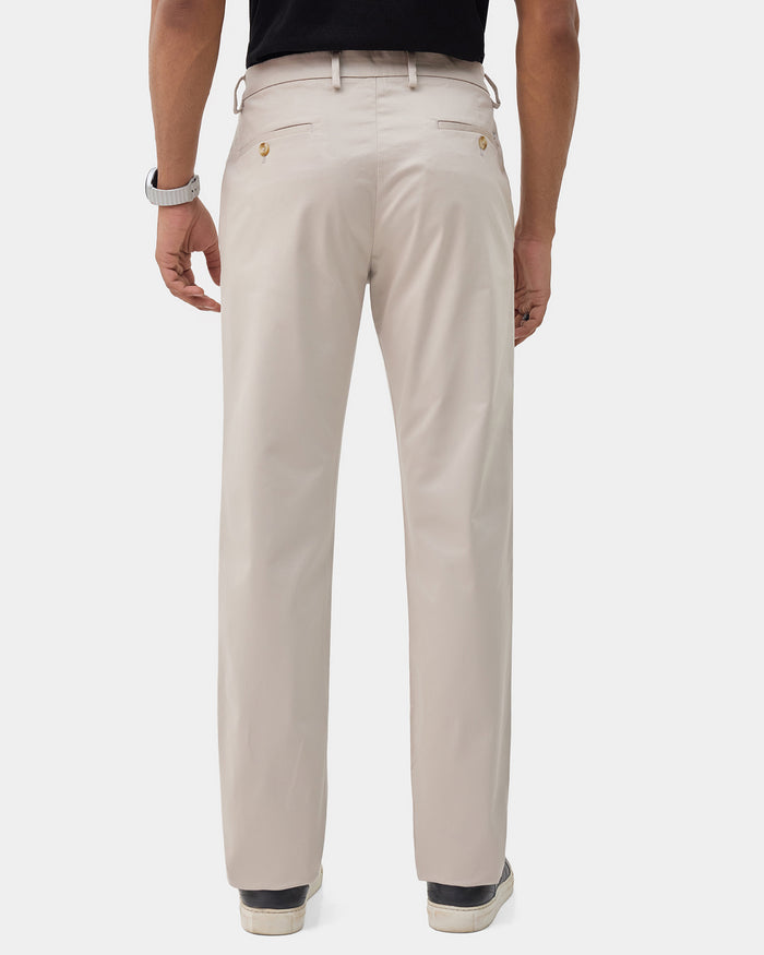 Stone Unwrinkle Solid Khakis - Bromo