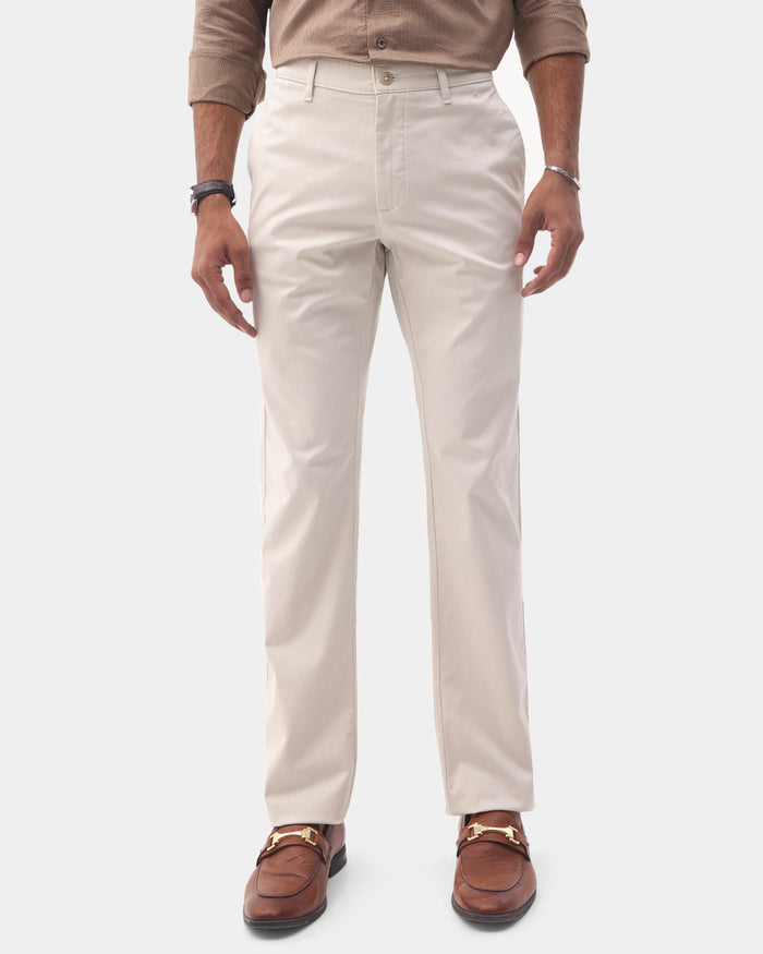Stone Unwrinkle Solid Khakis - Sinai