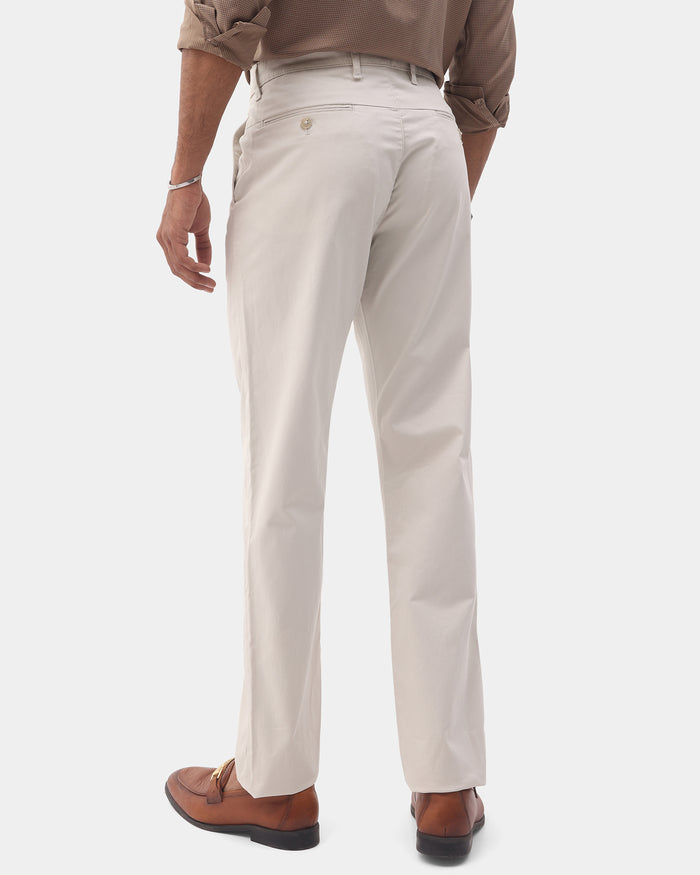 Stone Unwrinkle Solid Khakis - Sinai