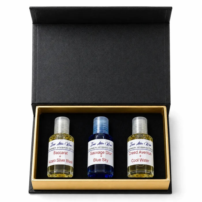 Summer Hybrid Deal 3 Premium 12ml Inspired Attars By Zaid Attar Wale