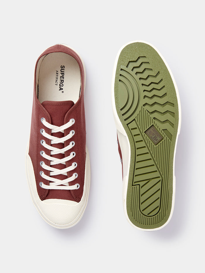 Aubin Brown Superga - Low Cut Canvas Shoe | Footwear