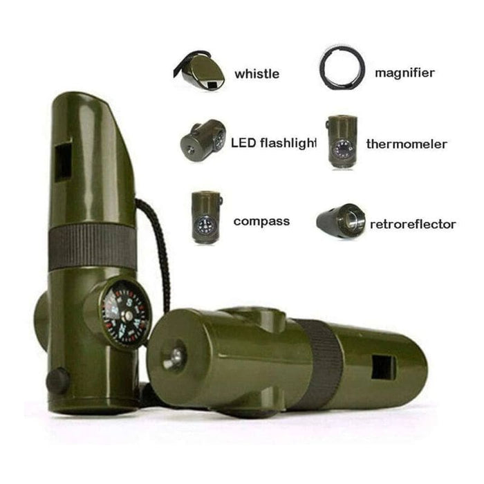 Survival Whistle Compass