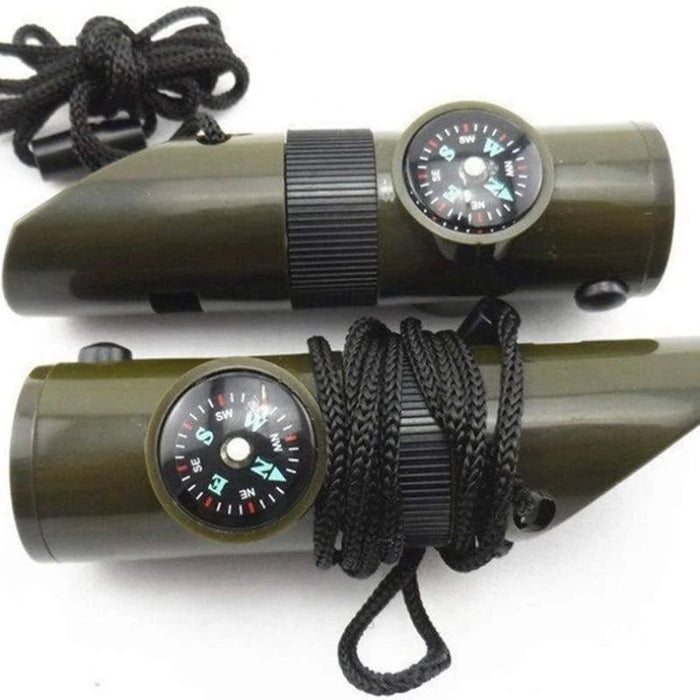 Survival Whistle Compass