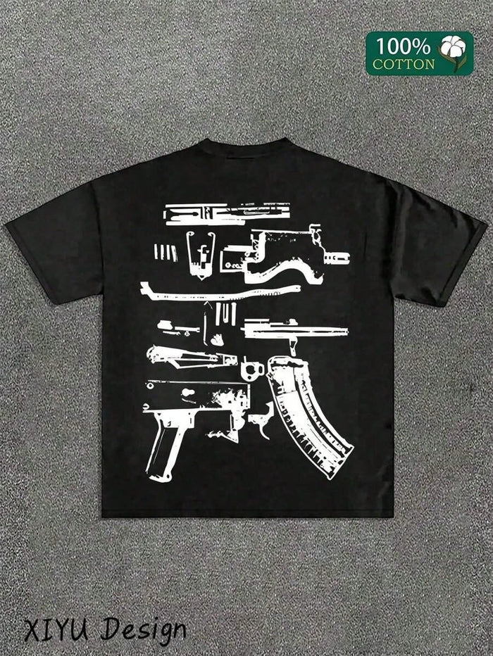 SXV A High-Quality Men's Street T-Shirt, Which We Trust In Draco, Is Printed On Both Sides