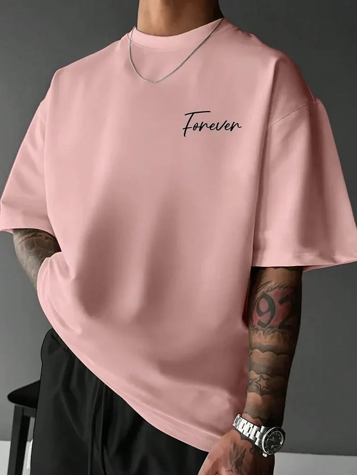 SXV Blessed Forever Casual Versatile Simple Printed Element Short Sleeve T-Shirt