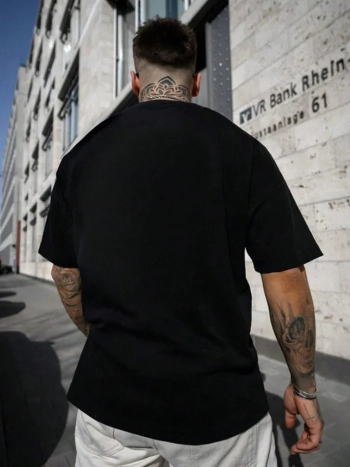 SXV etro Boxing Double-Sided Pattern Printing T-shirt