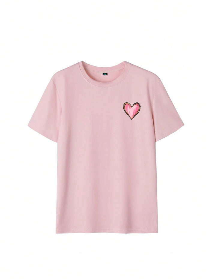 SXV God Is Always Good Cross & Letter Print T-Shirt