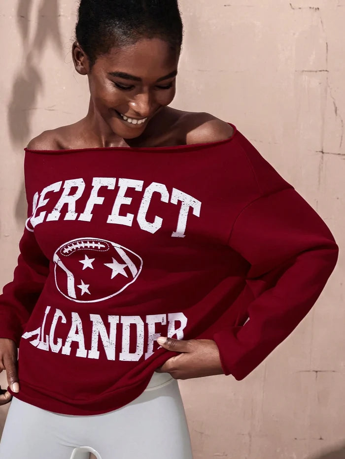 SXV perfect alcander Round Neck And Off-Shoulder Digital Print Women T-Shirts