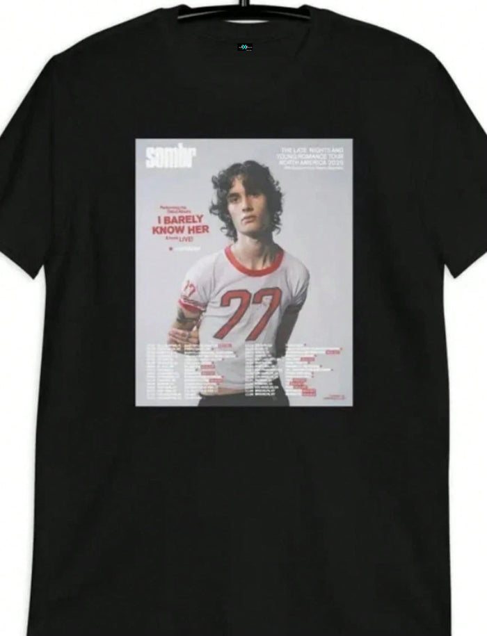 SXV Sombr I Barely Know Her T-Shirt Limited Edition Inspired Music Tee