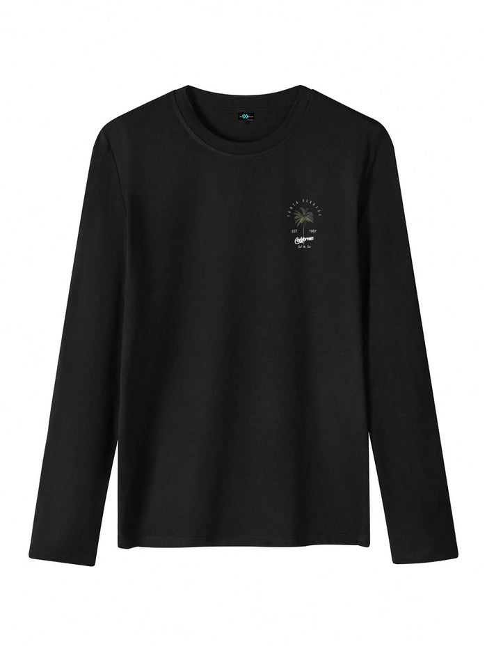SXV 'surf the sun' Printed Cool Aesthetic Oversized Full Sleeves Baggy T-shirt