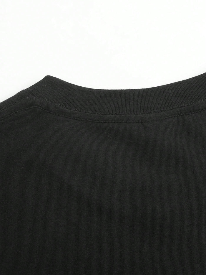SXV to the person behind me Print Round Neck Short Sleeve T-Shirt