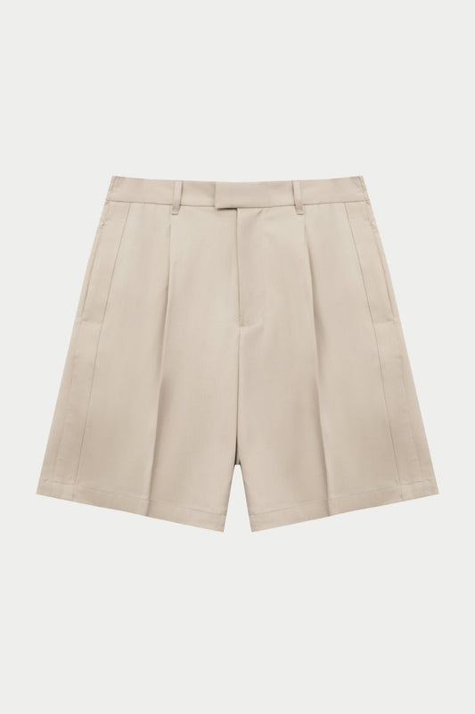 TAILORED SHORTS - STONE