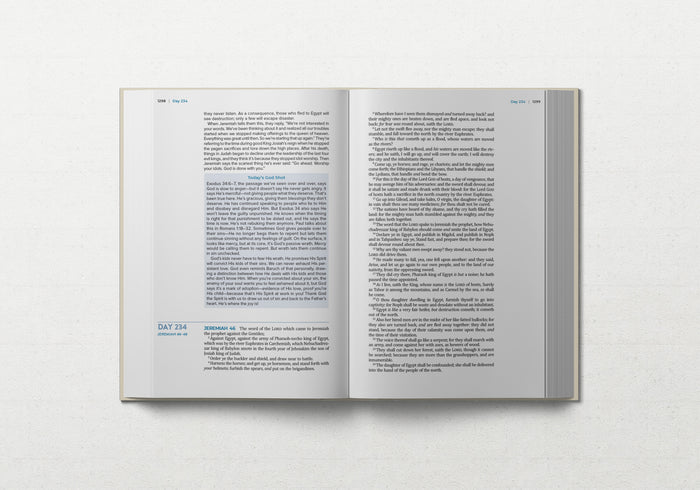 TBR 365-Day Chron Study Bible KJV - Hardcover