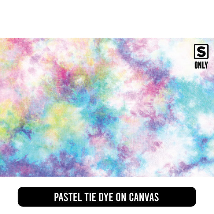 Pastel Tie Dye on Canvas