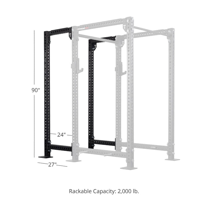 TITAN Series 24" Extension Kit - Extension Color: Black - Extension Height: 90" - Crossmember: None | Black / 90" / None