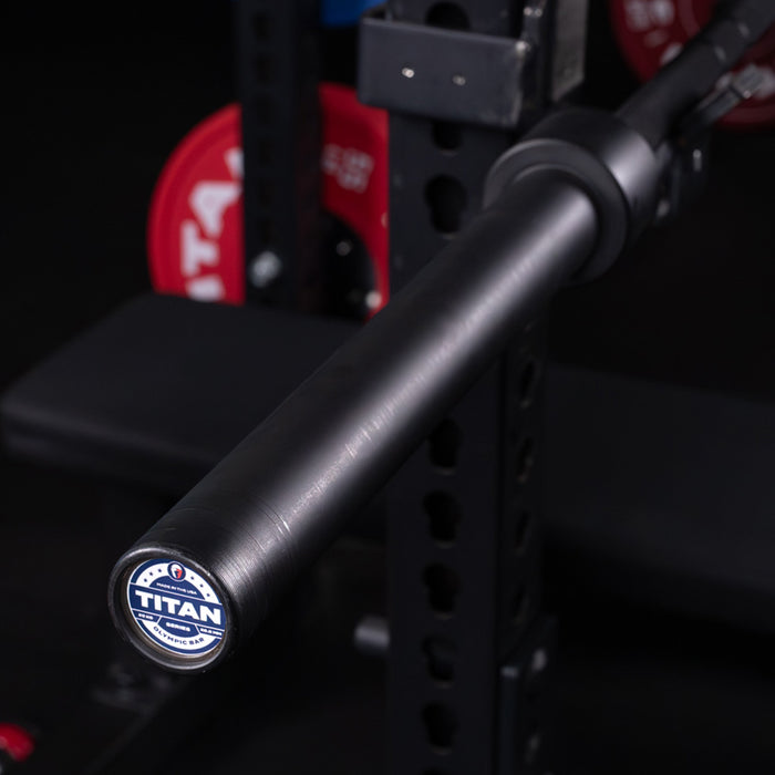 TITAN Series Cerakote Olympic Barbell | Black