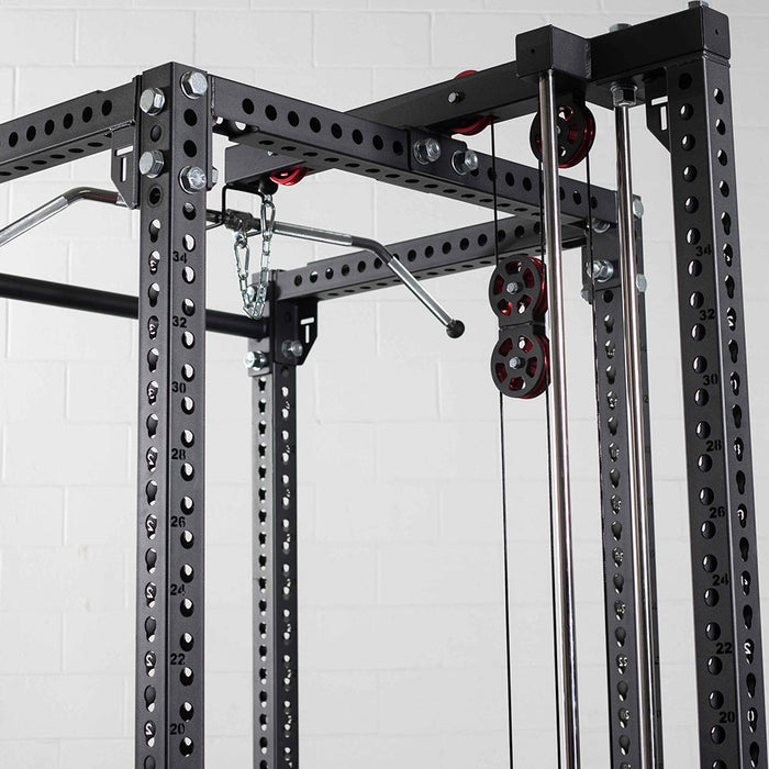 TITAN Series Lat Tower Power Rack Attachment | 90" / No Crossmember Needed
