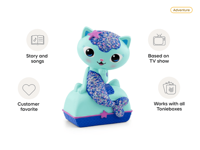 Tonie Audio Play Figurine - Gabby's Dollhouse: MerCat - Wee Bee Baby Boutique