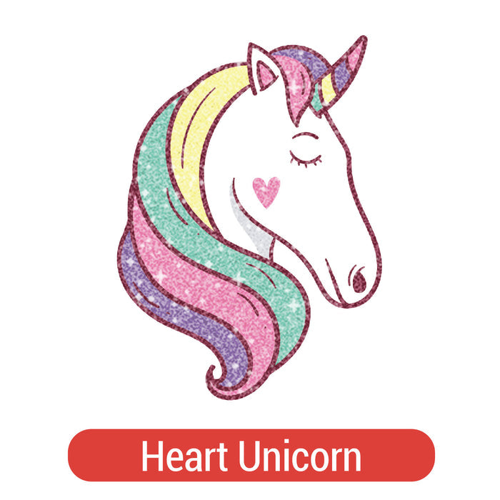 Unicorn Theme PAC Glitter HTV (8")