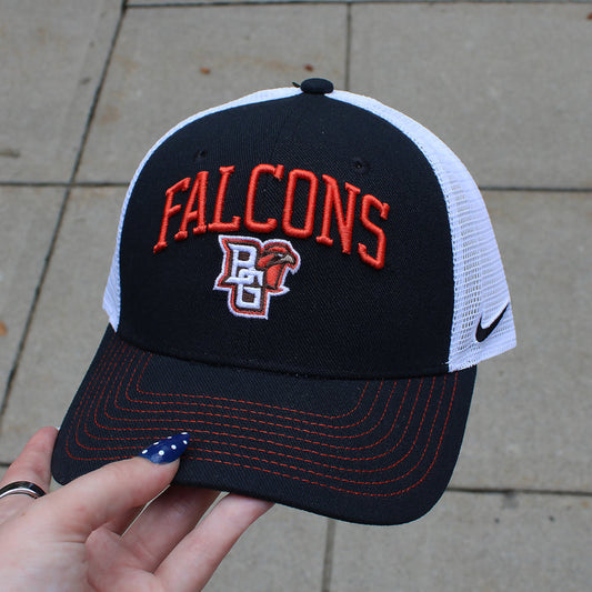 Nike Unisex Bowling Green Peekaboo Black Rise Trucker Hat