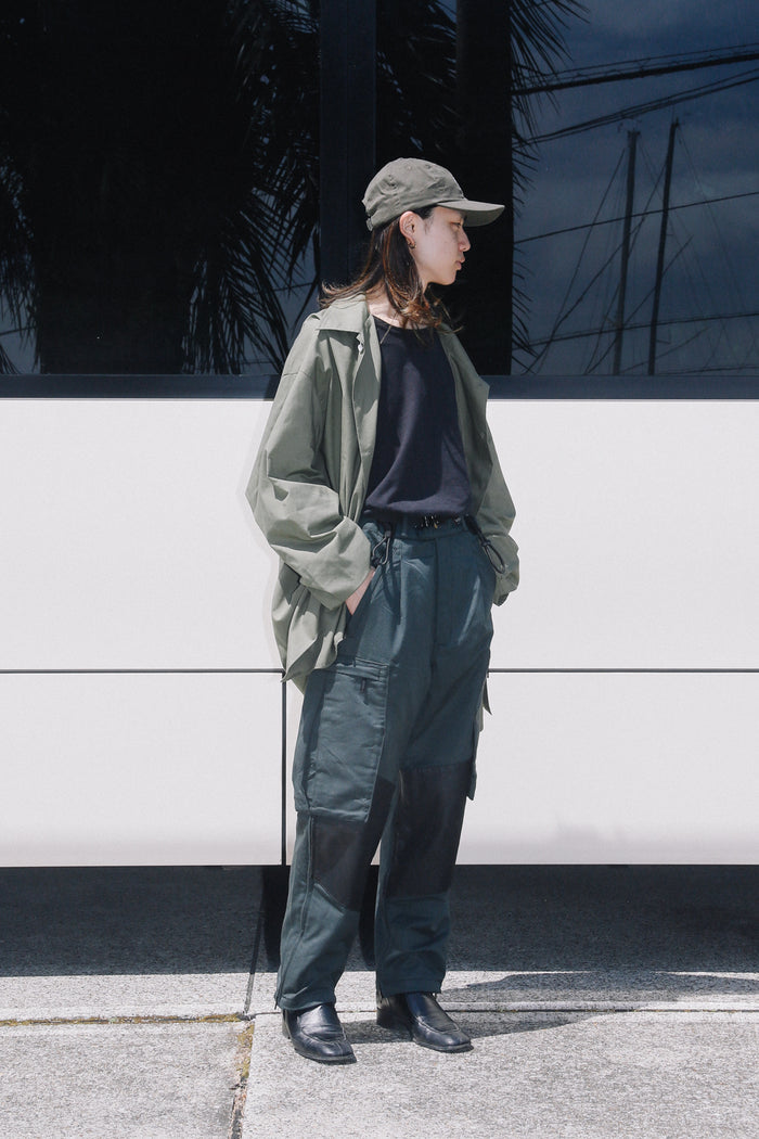 Unknow #231156 / Field Cargo Trousers - Green patch